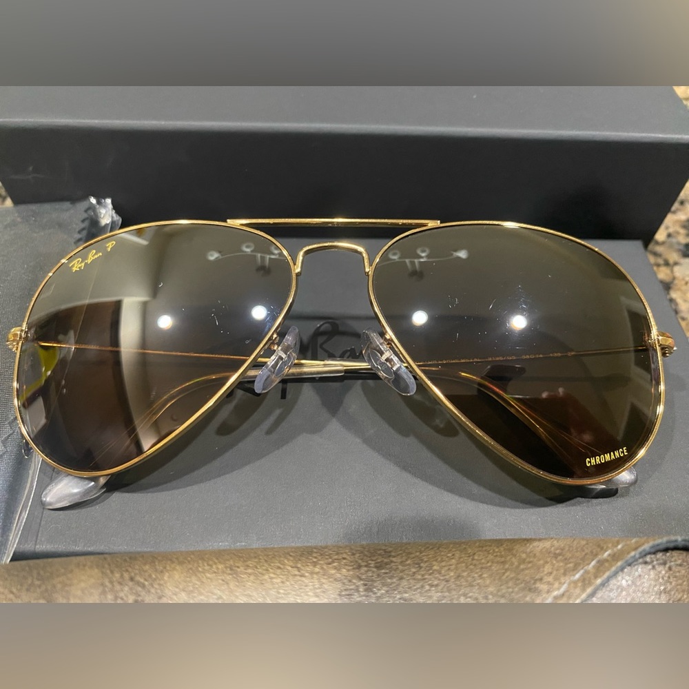 Authentic Ray-Ban Aviators - Picture 1 of 4
